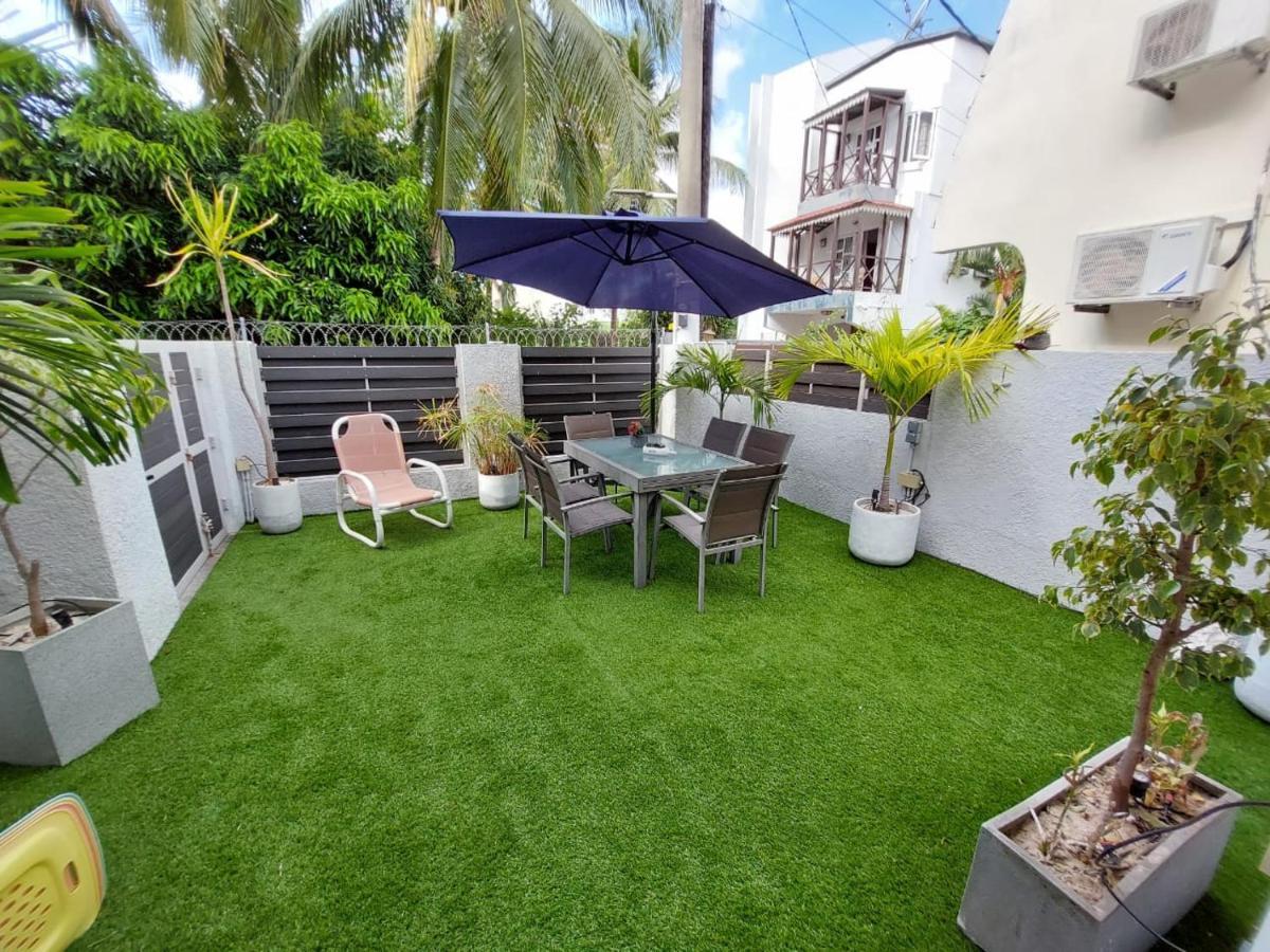 Villa Bienvenue Beachfront House Flic-en-Flacq Exterior foto